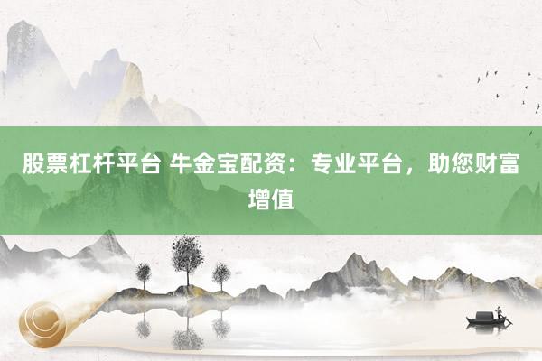 股票杠杆平台 牛金宝配资：专业平台，助您财富增值
